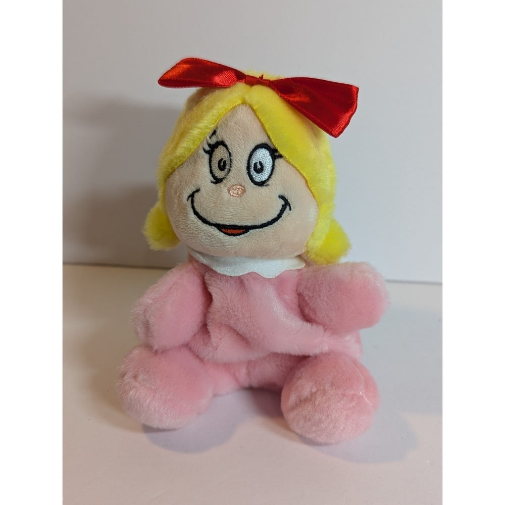 Dr. Seuss Seussville‎ Aurora Cindy Lou Who Bean Bag Plush Toy 5"
